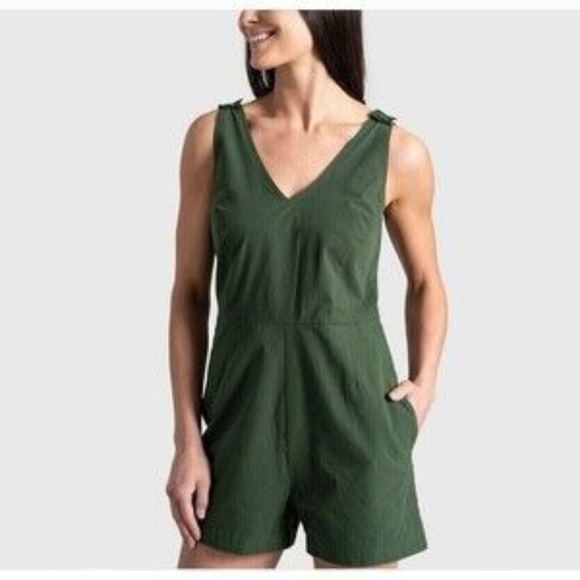 IMPACT United By Blue Women's Green Romper size small - Picture 5 of 5